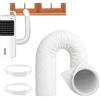 Generico Copritubo Climatizzatore - Guaina Termica Condotto Di Scarico - Guaina Isolante per Tubo Condizionatore Portatile | per Tubi 12,7 e 15 cm, Appartamento, Casa, Ufficio, Garage e