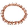 Vestopazzo Micro Rose Gold Bracciale Elastico Cristalli Mogra
