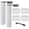 Heykewi Spazzole a Rullo e Filtro HEPA Ricambi per Accessori per Roborock Flexi Lite Aspirapolvere Accessori di ricambio, 2 Spazzole a Rullo, 4 Filtro HEPA, 1 Spazzola per la Pulizia