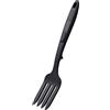 MISUVRSE Forchetta Flessibile in Silicone Resistente al Calore, Lavabile in Lavastoviglie, Antiaderente, per Cucinare e Mescolare, 1 Pezzo, Nero Puro, Silicone, 29.5 cm
