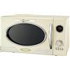 MELISSA 16330128 Retro forno a microonde, 1000 Watt/23 litri, design forno a microonde con griglia/colori crema