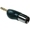 Proel DHMA305 Adattatore, Connessioni Spina Jack 6,3 mm, Stereo XLR 3 Poli Maschio (1 Pezzo per Confezione), Nero