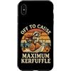 Confusione Divertente Meme Sarcastico Custodia per iPhone XS Max Off To Cause Maximum Kerfuffle