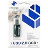 STORANGE Clé USB 8 Go 2.0 Basic Noire