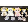 Fukuya Set 4 Mofusand Mascotte Pecora Gatto Peluche Hitsuji Nyan Giocattolo Limited ...