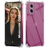 ISOI - Cover compatibile con Motorola Moto G55 5G Custodia, con Paraurti Airbag Antiurto Protezione Completa, Case Protettiva in Silicone TPU Ultrasottile e Morbido - Trasparente