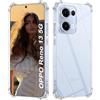 ISOI - Cover compatibile con OPPO Reno 13 5G Custodia, con Paraurti Airbag Antiurto Protezione Completa, Case Protettiva in Silicone TPU Ultrasottile e Morbido - Trasparente