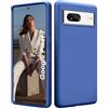 ISOI - Cover per Google Pixel 7, Custodia Morbida in Silicone Liquido, Protezione Completa Antiurto Ultra Sottile per il Corpo - Blu