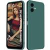 ISOI - Cover per Samsung Galaxy A06 4G, Custodia Morbida in Silicone Liquido, Protezione Completa Antiurto Ultra Sottile per il Corpo - Verde Notte