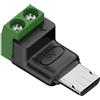 Generisch Adattatore USB tipo C, morsettiera maschio a 2 poli - morsetto a vite con spina senza saldatura - per industria scientifica riparazione ricarica telefoni cellulari tablet fotocamere piccole