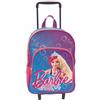 PRESTIGE & DELUXE Mini trolley Zainetto compatibile con Barbie Sirena Mermazing Rosa asilo bambina + portachiave pailettes
