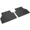 Volkswagen 2K706151282V - Tappetini in gomma per tutte le stagioni, 2 tappetini in gomma posteriori, con scritta Caddy, colore: Nero