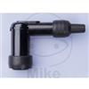 NGK LB05EZ - 708.52.02 - LB05EZ - adatto per Polaris - Connettore candela NGK - per candele da 14 mm in resina fenolica, 90 gradi, colore nero, 5 kg Ohm. Con speciale guarnizione in silicone impermeabile - modelli vedere la lista dei veicoli.