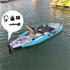 Kit timone per kayak, pesca, imbarcazione, staffa per timone canoa, barca da