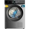 Cecotec Asciugatrice a Pompa di Calore 8Kg Bolero Dresscode Dry 8180 Steel. 650W, E(A++), 15 Programmi, 3 Livelli di Asciugatura, SpaCare, Antipiega, Accessorio Scarpe, Steel, Risparmio Energetico