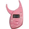 Healeved Plicometro Digitale per Grasso Corporeo Rosa, Lettura Rapida | Uso con Mano, Plastico e Metallo, per Pliche Cutanee e Allenamento Domestico