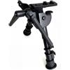bravovski Bipiede per fucile regolabile da 15,2 a 22,9 cm con gambe con intagli e montaggio MLOK diretto, manico di tensione di livellamento Swivel Tilt per scatti a lungo raggio