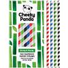 The Cheeky Panda Cannucce di carta in bambù extra larghe (perfette per frullati), confezione da 100 cannucce 100% biodegradabili, senza plastica, ecologiche, resistenti e sostenibili