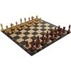 Italfama PVC Scacchi Set 51x51cm, Ponderata Legno Stile Pezzi, Fatto IN Italia