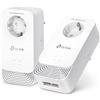 TP-Link G.hn2400 Passthrough Powerline Kit Ripetitore Gigabit Ethernet Bianco