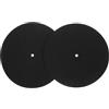Angoily Tappetino per Giradischi Protezione per Dischi in Vinile in Feltro Nero 2 Pezzi Aumenta Attrito e Adesione, per Uso Domestico Giradischi