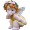 MotiveTech Statua con Naso Che Tiene, Statuetta Volgare, Artigianato, Accessori Kitsch E Stravaganti, Arte Decorativa, Scultura di Fata, Ornamento in Resina
