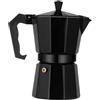 Buerfu M-oka, caffettiera da 3/6/9 tazze, per piano cottura a induzione e gas, caffettiera tradizionale italiana per casa e campeggio, classica macchina per caffè espresso