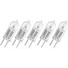 Osram Halostar Starlite 64425 S - Confezione da 5 pezzi, 20 Watt, 12 Volt, G4, luce bianca calda, 2800 Kelvin, lampadina alogena con attacco a perno dimmerabile, 300 lumen