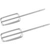 FONDOTIN Accessori Sbattitore Mixer Parti Accessori, 2 Pezzi Acciaio | Frusta in Acciaio Inox, Argento, 4 Configurazioni, Compatibilità Generale, Pulizia Facile