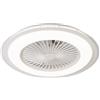 Perenz 7129 B IR - Ventilatore da Soffitto con con Luce, Telecomando, Pale Interne Diametro 60 cm Bianco