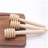 Leisurealeaneag 10 cucchiaini in legno per miele, cucchiaini per marmellata e sciroppo d'acero, 8 cm, in legno naturale