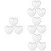 SHINEOFI 4 Set di Cuori in Polistirolo da 10 Cm per Decorazioni Artigianali per Matrimonio Natale 3 Pezzi*4