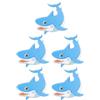 TOYANDONA Adesivi Antiscivolo Adesivi Decorativi in Peva Vasca da Bagno 5 Pezzi Design Sfumato a Tema Animali Marini Cartoon Sicuri per Ragazzo Ragazza in Bagno e Ingresso
