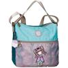 Gorjuss A Whispered Key Borsa Zaino Multicolore 35 x 31 x 5 cm Nylon, multicolore, Taglia unica, Borsa zaino