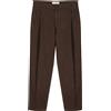 BRIGLIA 1949 Pantalone Briglia 1949 in puro lino 100% - Marrone scuro
