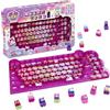 Clickeez Goliath - CLICKEEZ KeyBoard MegaPack - 1 tastiera + 15 Tasti Kawaii + 1 portachiavi - Keycaps da cliccare - 70 personaggi da collezione - ASMR Fidget Toy - Idea regalo dai 6 anni in su