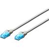 Digitus - Cavo Cat5e U-UTP - 3 m, Grigio