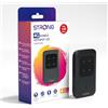 STRONG 4G AIRSPOT 210 Saponetta WiFi Portatile con SIM, 4G LTE CAT4 150Mbps DL, Hotspot WiFi Tascabile da Viaggio, Fino a 10 Dispositivi, Batteria Ricaricabile, Porta USB-C, Funzione Power Bank