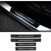 CBYUANHANG Battitacco Auto per VW Tiguan 3 (III) 2023 2024 2025 Accessori, 4 Pezzi Fibra di Carbonio Protezione Portiere Auto Pellicola Adesiva