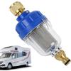 Générique Filtro Acqua Per Campeggio - Depuratore Del Rubinetto A Installazione Rapida In Acciaio | Filtro Acqua Portatile Per Impurità, Per Rimorchio Di Viaggio, , Campeggio car, Balcone,