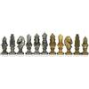 Italfama Moncada Metallo Scacchi Pezzi Oro Argento Placcato King 9.3cm Italia