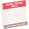 Knock Knock Knock Knock More Fresh Hell Large Sticky Notes (Other printed item)