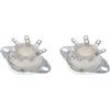 Mealoodiousmusea 2 set 8pin PCB montaggio tubo vuoto presa GZC8-Y-6 per KT88/6550/EL34 6P6P 6V6