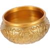 Mikikit Ciotola Emblema di Ingresso e Soggiorno Feng Shui in Ottone Dorato Decorazione e Arredamento Unico per Fortuna