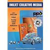A4 50 Fogli Di Carta Vinile Adesiva Semi-Trasparente per Stampanti Inkjet - -39F