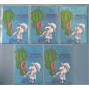 ONE PIECE METAKIRA RUFFY CARD JAPAN SIGN SUMMER COMIC NATSU COMI 2026 Set di 5