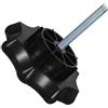 FOYTOKI Bullone di Montaggio del Pneumatico Resistente per Bagagliaio, Vite di Fissaggio Ruota di Scorta Compatibile Modelli Golf 4 e New, Installazione Semplice per Auto
