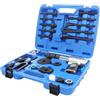 ARBGO Set di martello scalpello ad aria compressa, multiuso, 2200 giri/min, martello scalpello ad aria compressa, con teste a pala, separatore per giunti sferici, punte liscianti e borsa per il trasporto