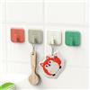 Asonen 4 ganci autoadesivi per asciugamani da parete extra resistenti, sostengono fino a 5 kg, ganci adesivi per bagno e cucina, senza foratura, con ABS, ganci da soffitto per la casa e il bagno