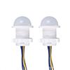 Epdpekc 2 Pezzi Interruttore Rilevatore Sensore PIR Intelligente 110 V 220 V Sensore di Movimento A Infrarossi per Corpo Umano Interruttore Luce Automatico On/Off